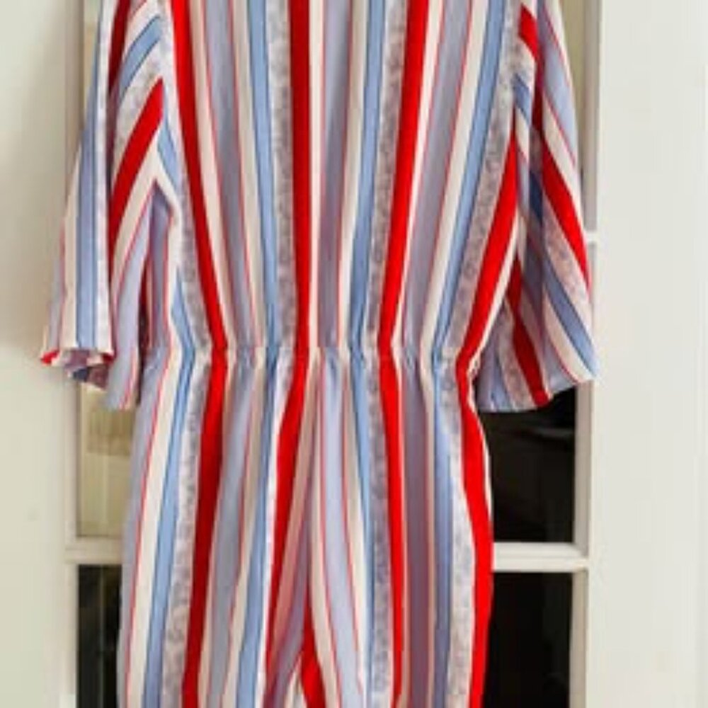 Striped Romper - Picture 2 of 4